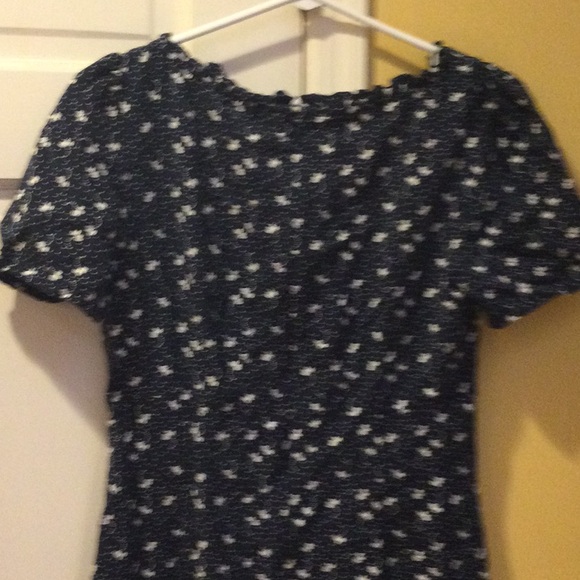 Loft dark floral maxi dress, size 4 - Picture 4 of 5